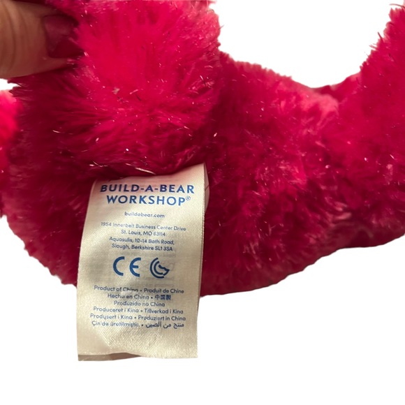 Barbie Build-A-Bear Workshop Pink SparkleStuffed Animal Teddy Bear Plush - Picture 6 of 7